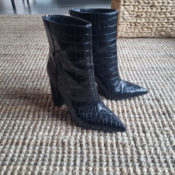 Black patent boots asos - Picture 3 of 3